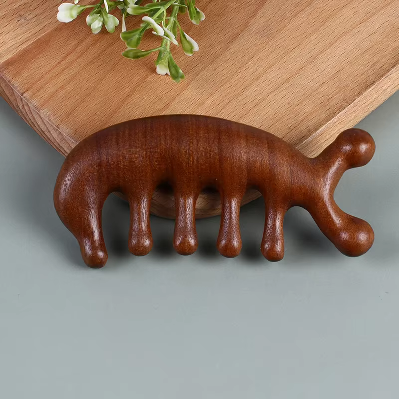 Peigne de Massage en bois de santal
