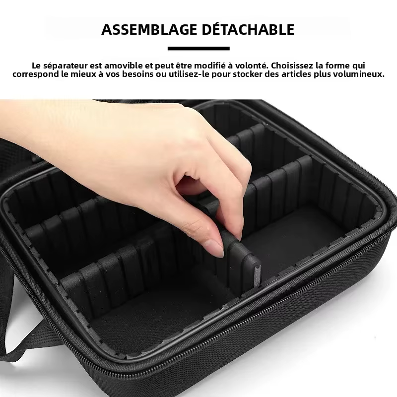1 pièces Portable Salon de coiffure outils sac de rangement ciseaux Clips peigne étui étanche