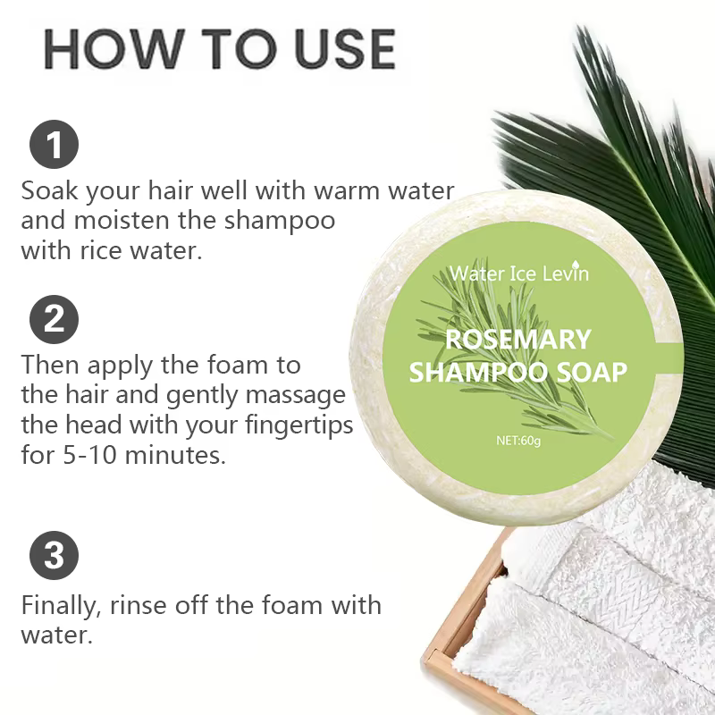 Shampooing au romarin pour la croissance des cheveux