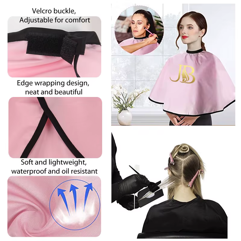 Cape de cheveux avec logo personnalisé pour garder