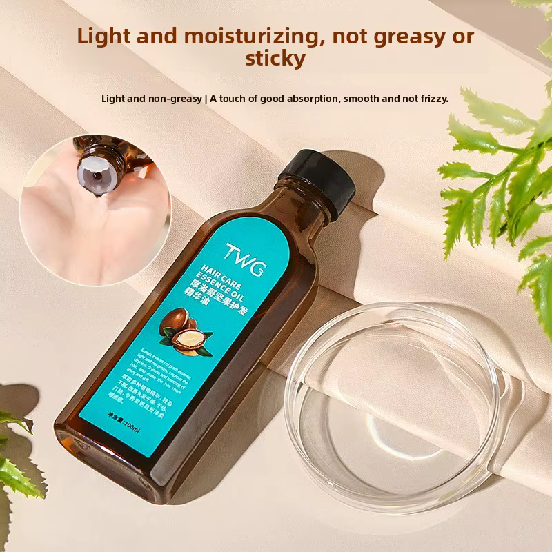 Soins capillaires, huile d'argan
