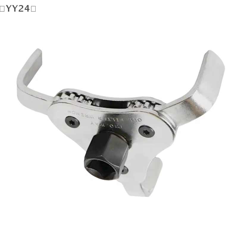 、1YY24 Strumento de clé de filtre à huile pour la réparation automobile Clé de retrait de filtre à huile bidirectionnelle réglable Outils de réparation automobile automobile 60-120MM