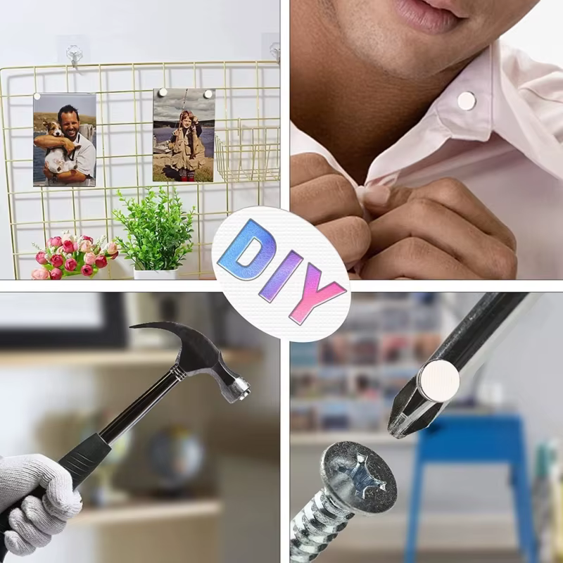 Aimant de réfrigérateur rond pour réfrigérateur, bricolage, projets, Office3X1 3X2 5X1 5X2 8X1 8X2