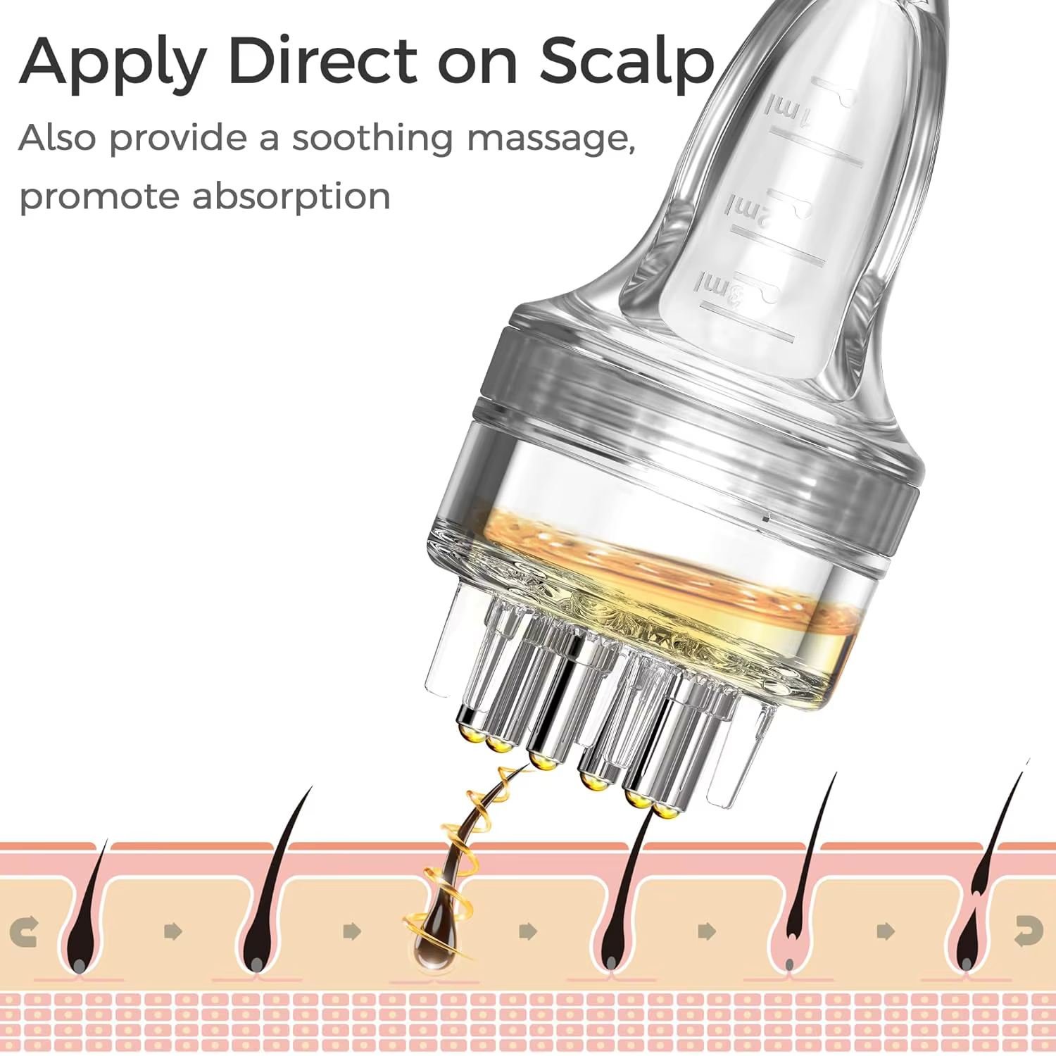 Applicateur minoxyde sérum capillaire petit outil