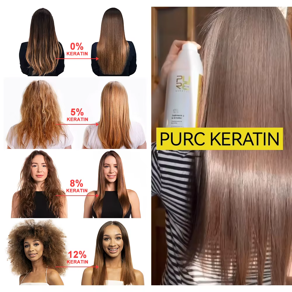 KerBrian-Traitement lissant pour cheveux bouclés et crépus