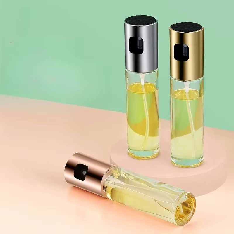 Pulvérisateur d'huile en verre pour la cuisson, vaporisateur d'olive pour salade BBQ, Gadgets de cuisine, accessoires de cuisson pour vide