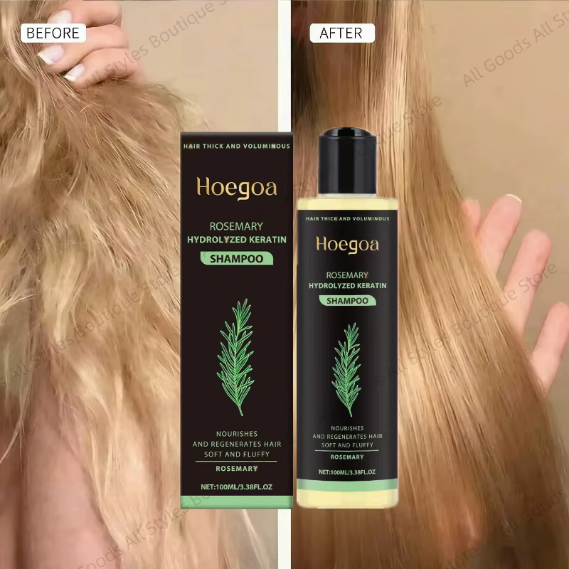Shampooing Épaississant au Romarin : Contrôle du Sébum