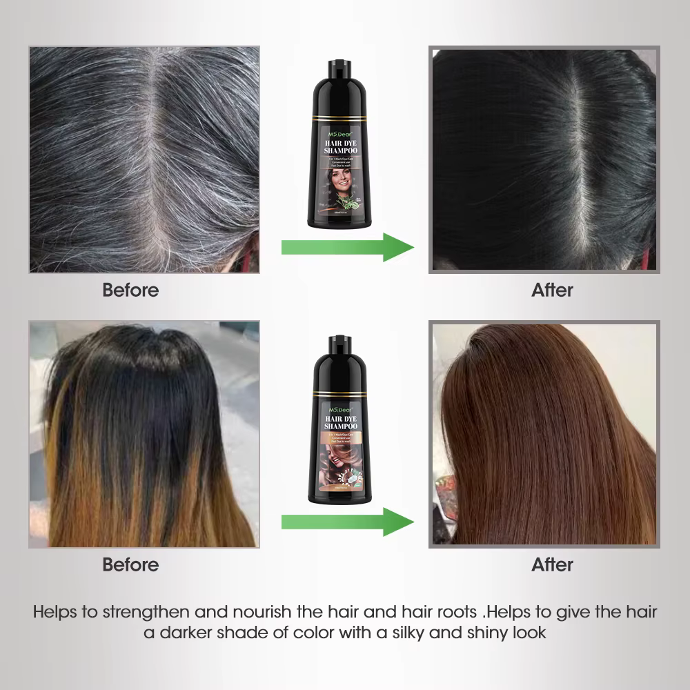 Shampoing de coloration instantanée 3 en 1