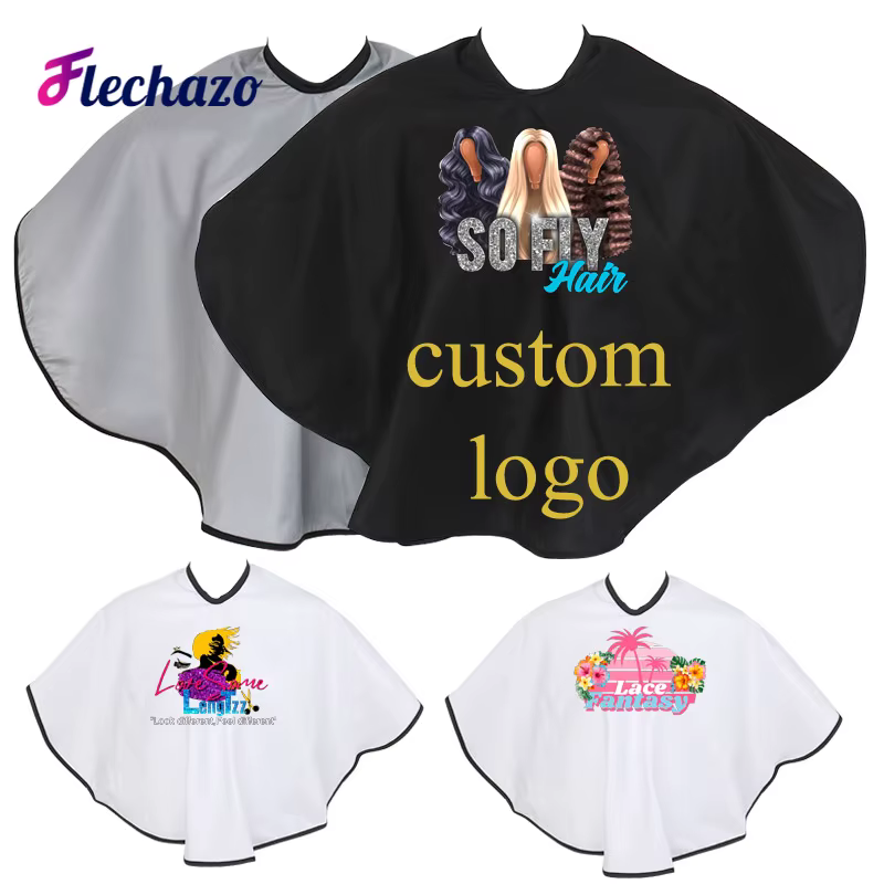 Cape de cheveux avec logo personnalisé pour garder