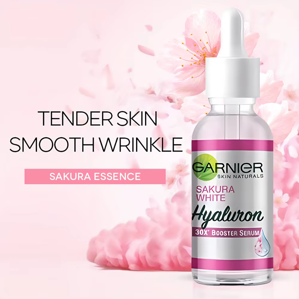 Sakura – Essence pour le visage, améliore l'élasticité de la peau, rajeunissement naturel, nourrit l'essence, crème hydratante pour le visage, 30ml