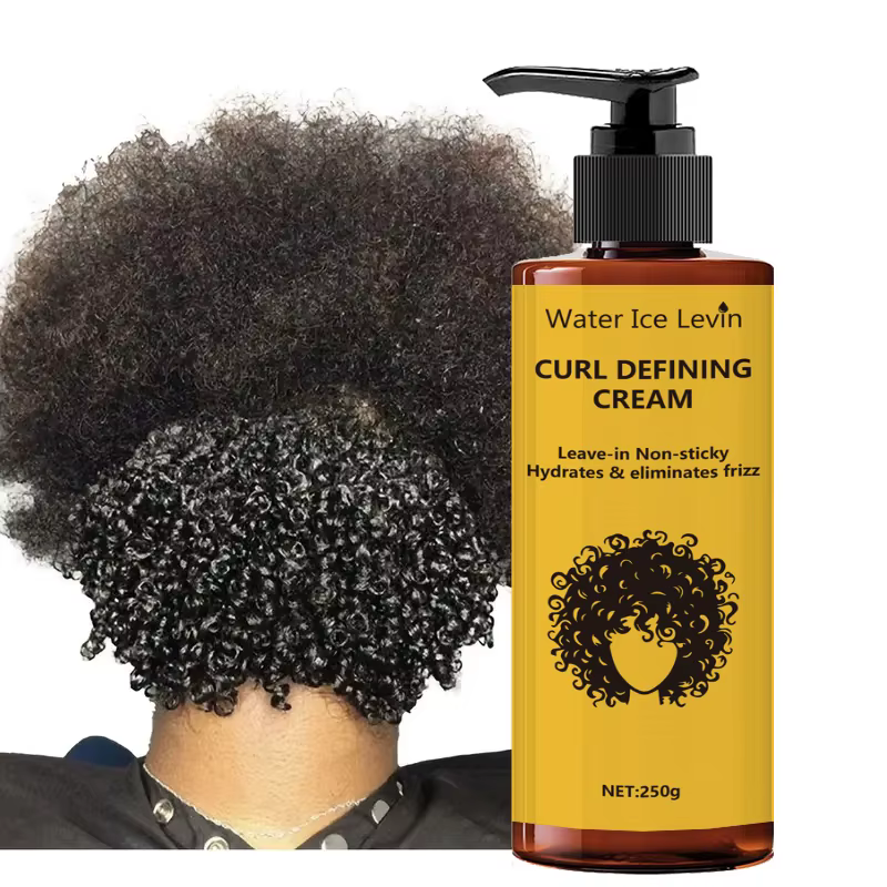 Crème coiffante pour cheveux bouclés - Contient l'huile d'argan marocaine