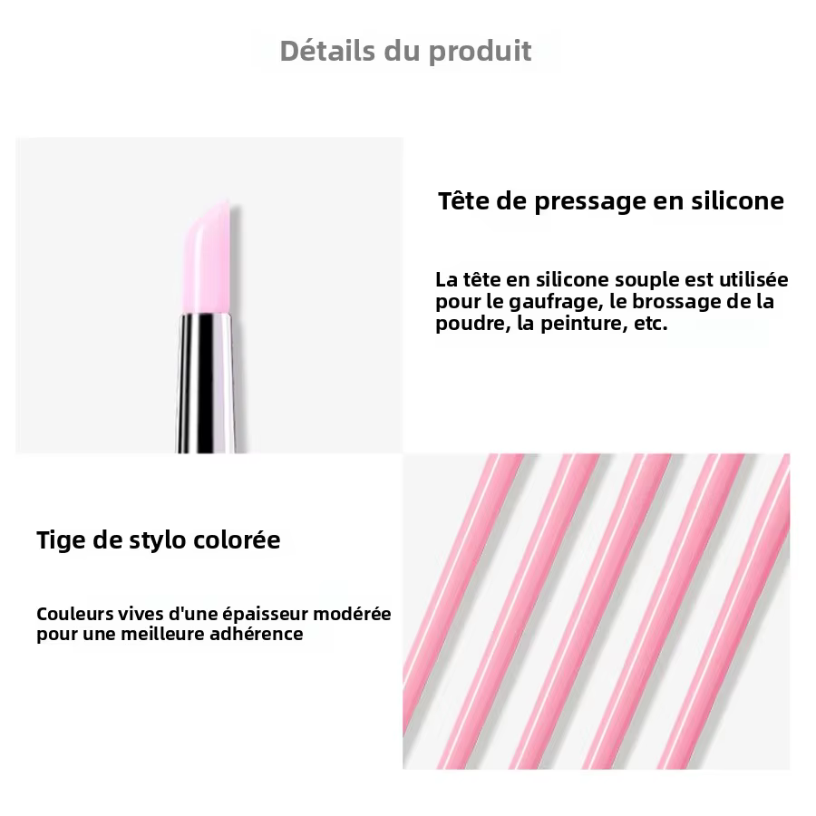 Brosse à ongles en Silicone