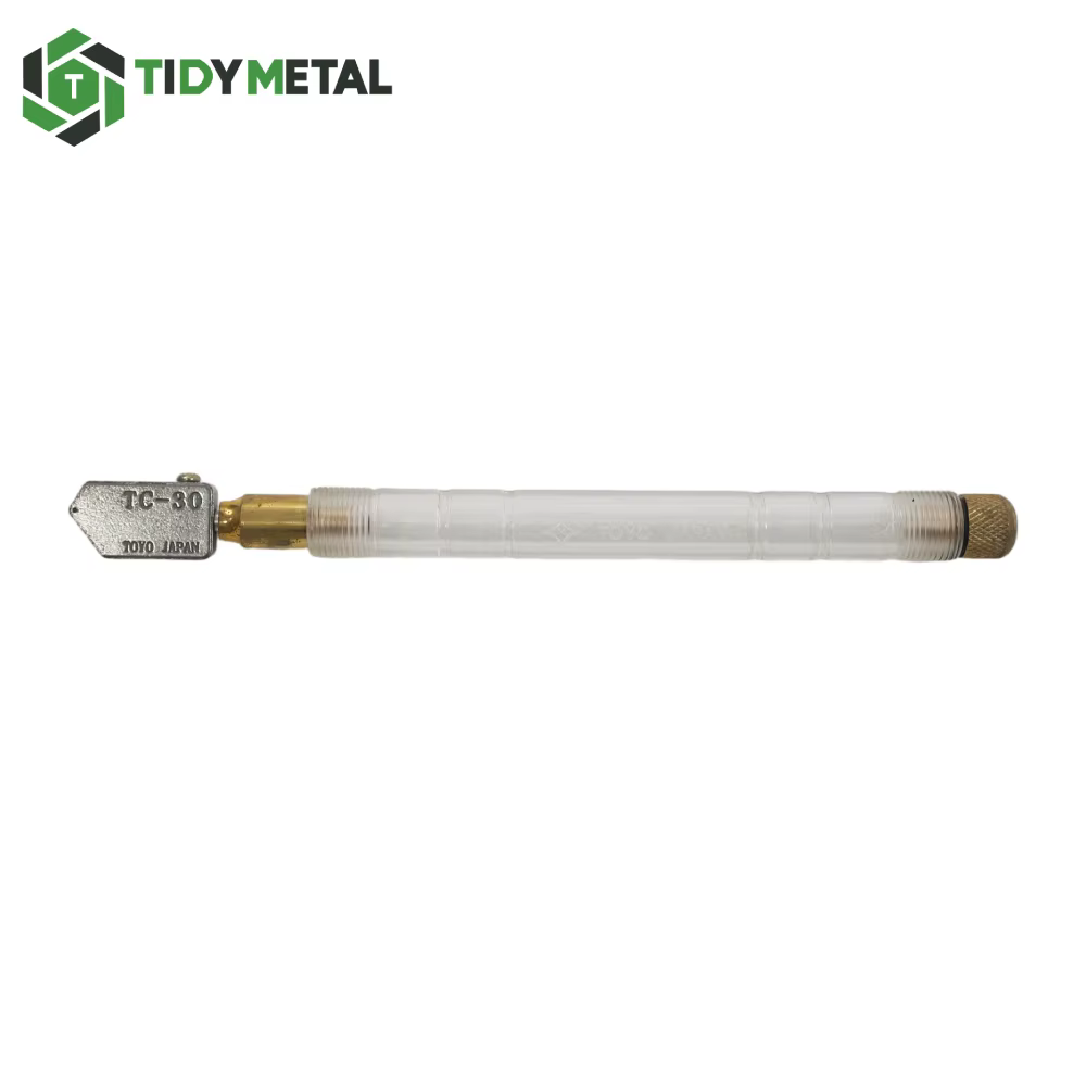 Coupe-verre à huile TOYO TC-30, précision supérieure et excellente ligne de coupe, alimentation automatique en huile depuis le manche pour une coupe fluide