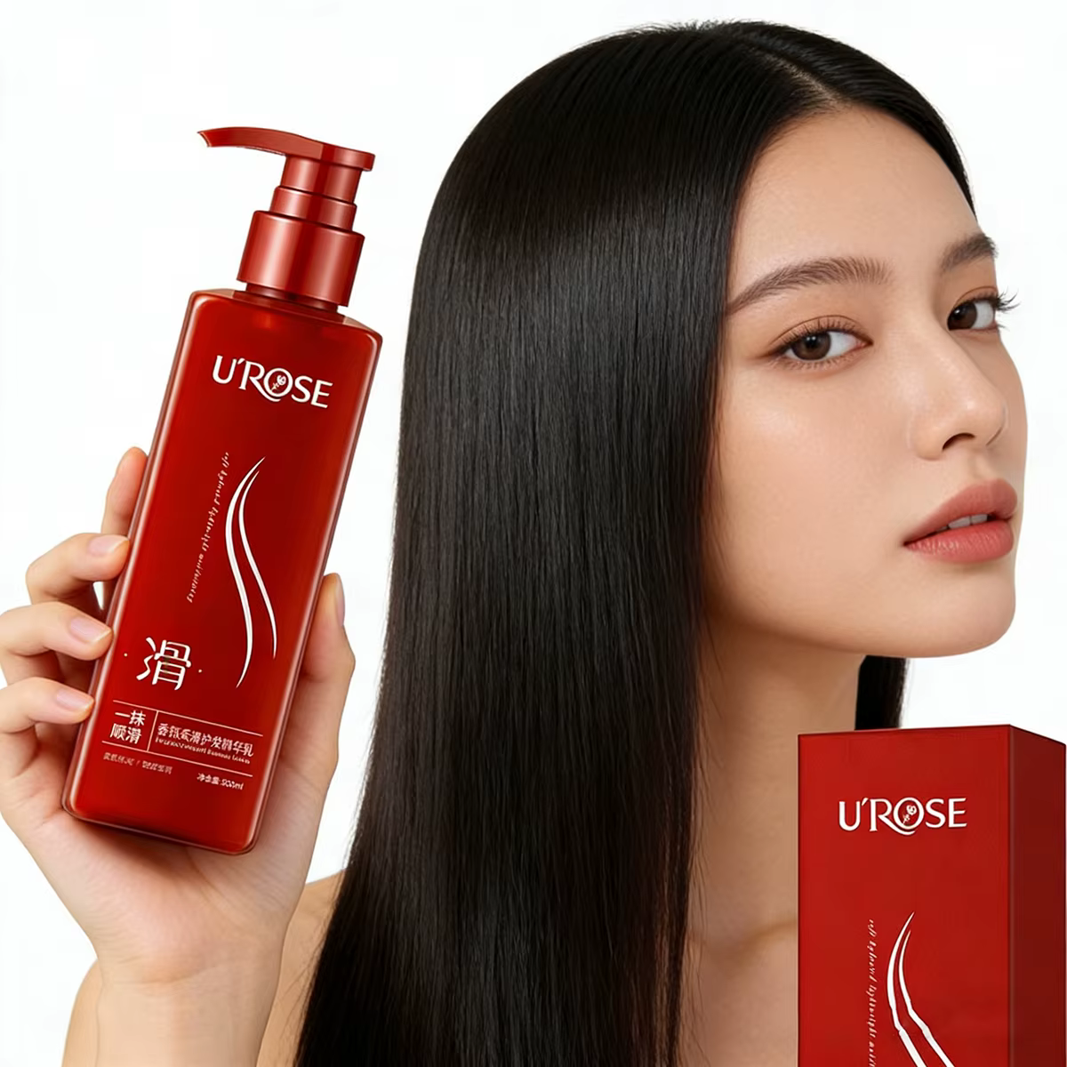 Après-shampooing lissant sans rinçage