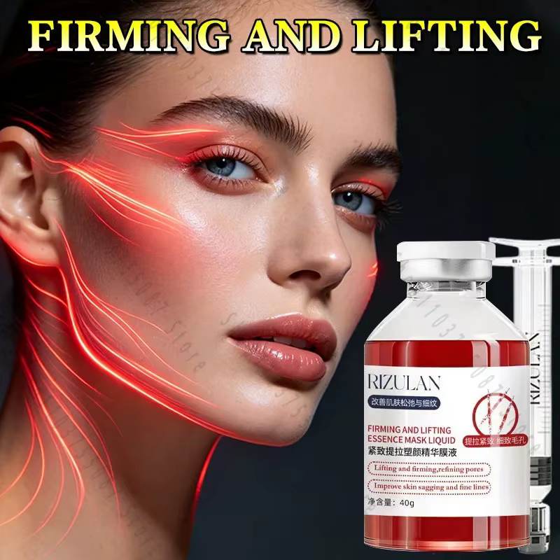 Masque Essence Raffermissant, Sérum Visage Liquide, Soin Hydratant pour une Peau Lisse et Hydratée