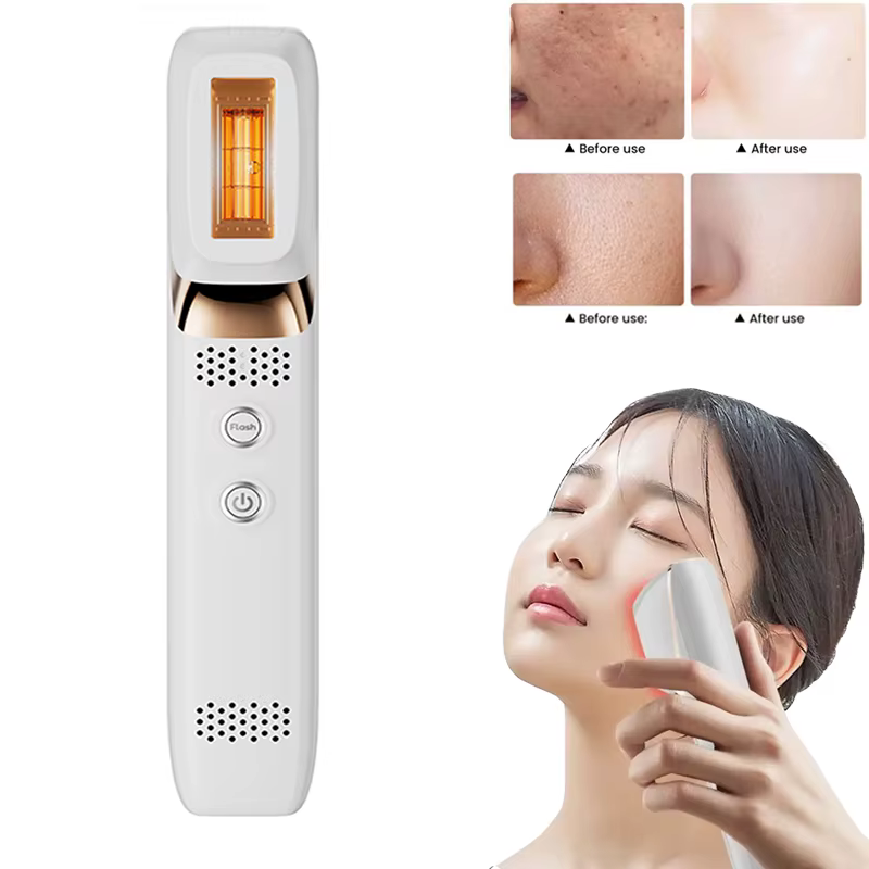 Thérapie à la lumière photonique IPL pour le visage, dispositif de traitement pour l'élimination des rides, thérapie à la lumière rouge, soins de la peau, équipement de beauté
