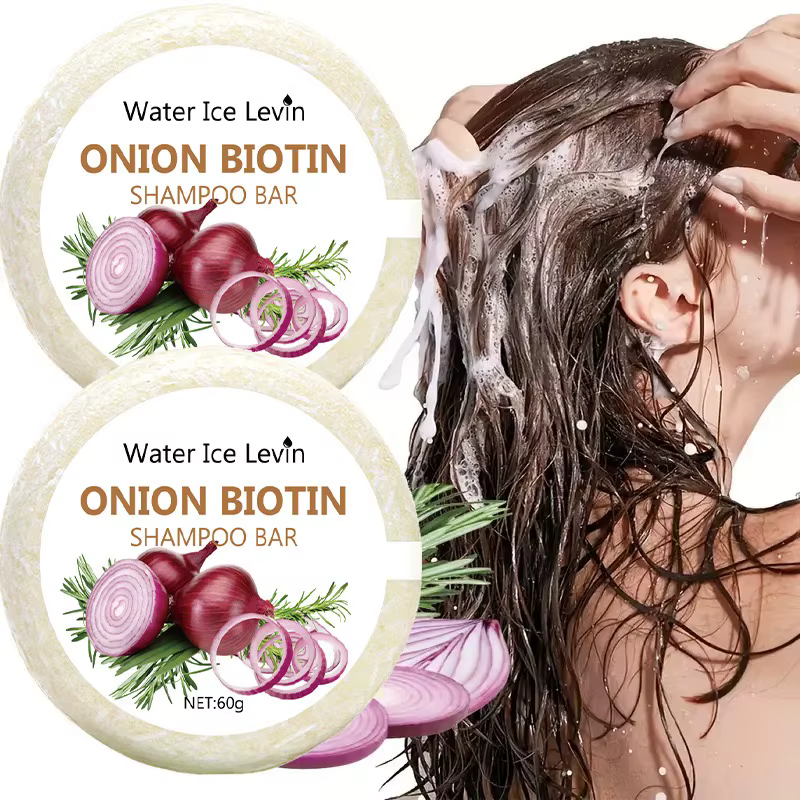 Savon Shampoing à l'oignon et à la biotine - 60 g