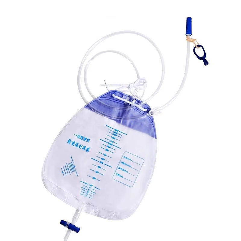 Sac de Drainage Anti-reflux, sac de collecte d'urine générale, sac de soins pour Incontinence urinaire 1000/1500ML