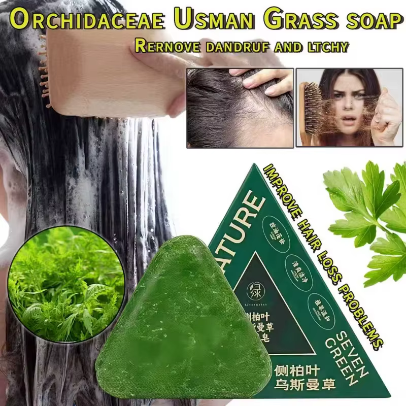 Shampoing fait à la main en herbe Seven Green Platycladi Usman