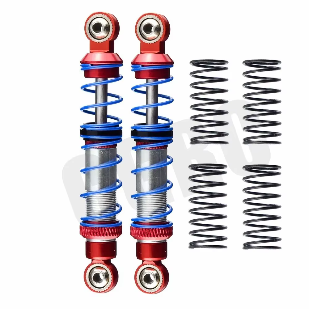 Amortisseur en métal réglable à l'huile, 80mm 90mm 100mm 110mm 120mm, pour pièces de voiture 1/10 RC, camion chenille axiale SCX10 TRX4 D90