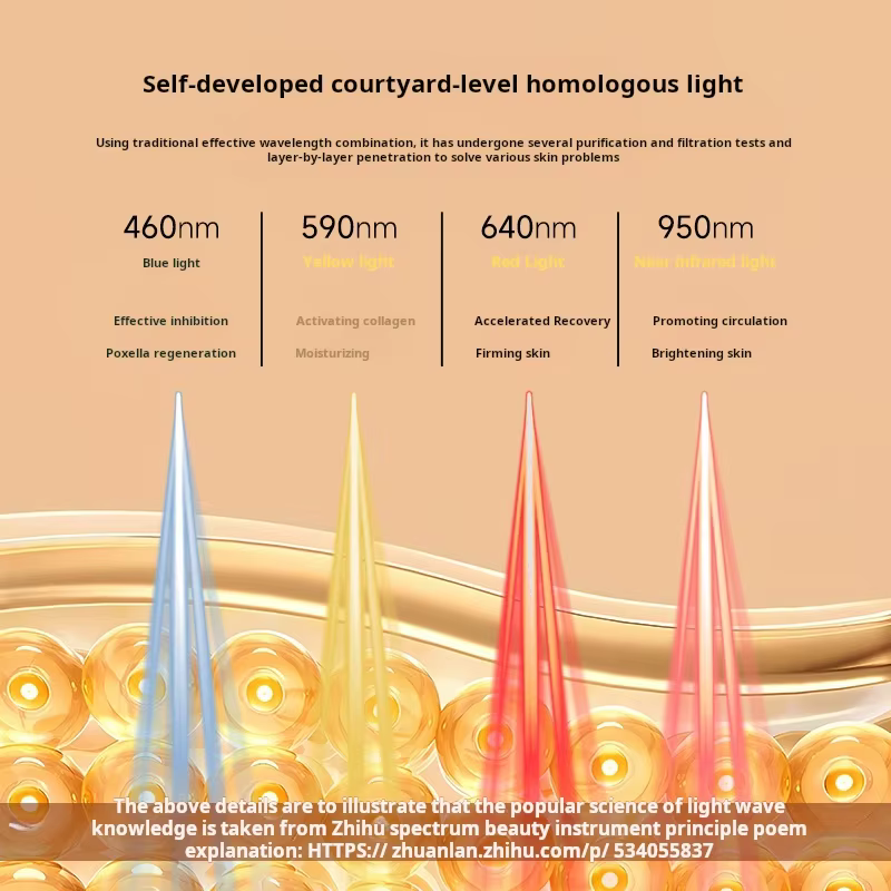 Masque facial LED pour la thérapie par la lumière contre les rides, l'acné, le vieillissement, appareil de rajeunissement de la peau par photons avec 7 longueurs d'onde, outil de beauté à usage domest