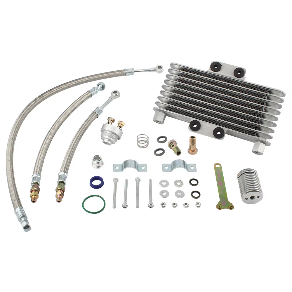 Pour Honda CB CG moto radiateur refroidisseur d'huile Kit dissipateur de chaleur 100CC 125CC 250CC Dirtbike adultes radiateurs refroidissement Enduro