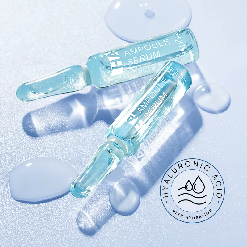 Ampoule d'essence d'ampoule d'acide hyaluronique, ensemble d'ampoules d'essence hydratante d'essence d'acide hylorique (2 ml x 7 pièces)