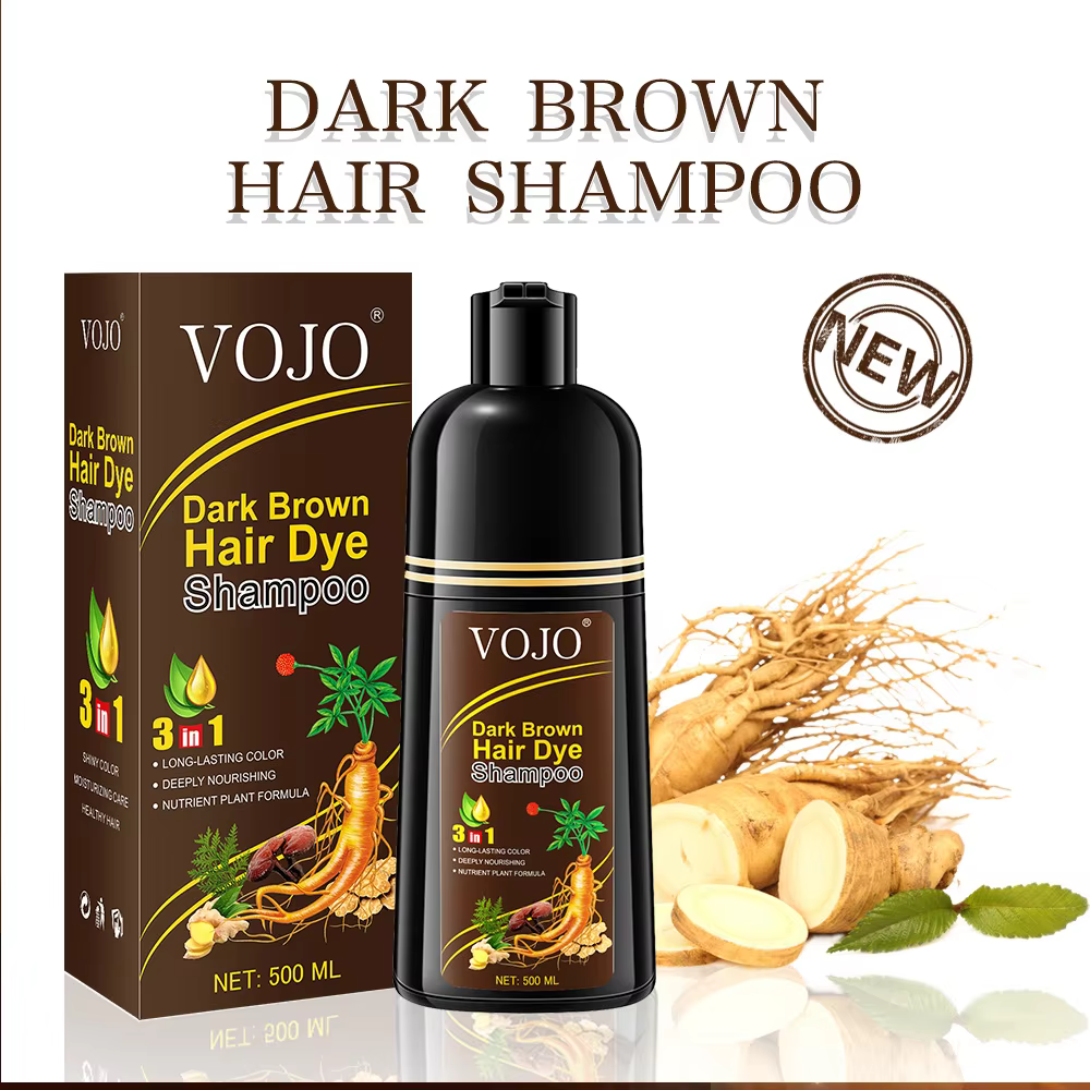 Shampoo colorant capillaire 3 en 1
