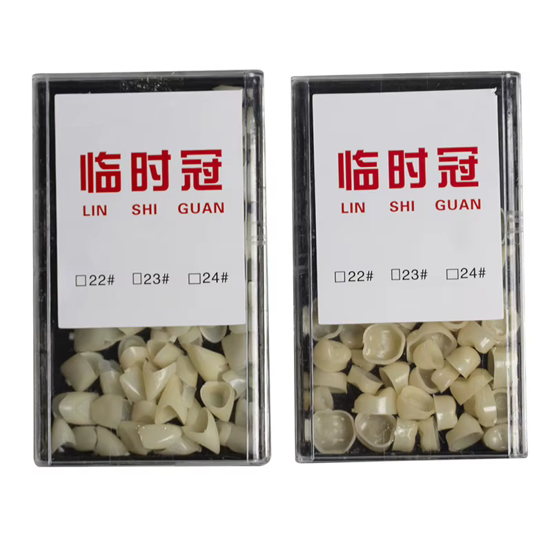 Kit de couronne dentaire temporaire, 50 pièces/boîte, placage de dents antérieures, molaire avant, postérieur, outils de blanchiment des dents, dentisterie