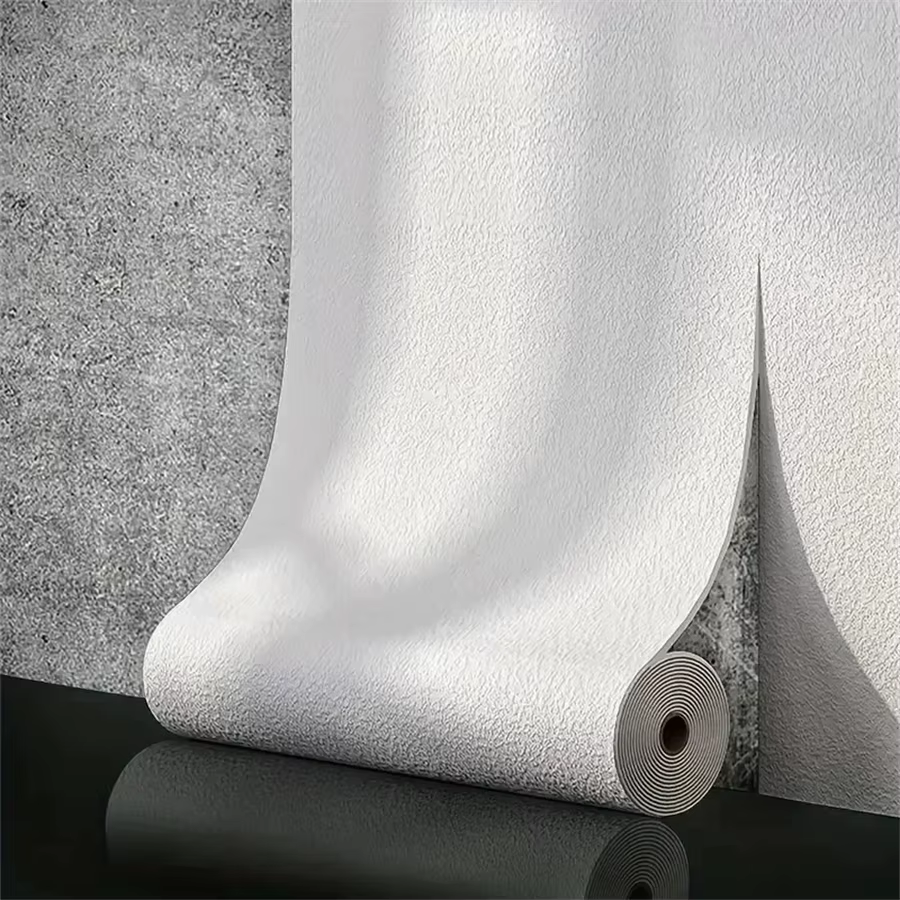 Lin 3D mousse auto-adhésive PVC couleur unie épaissi imperméable fond mur rénovation papier peint stickers muraux décor à la maison