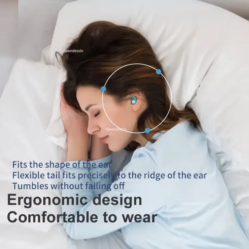 Bouchons d'oreilles anti-bruit pour le sommeil, protection auditive, étanches, pour le voyage et le travail