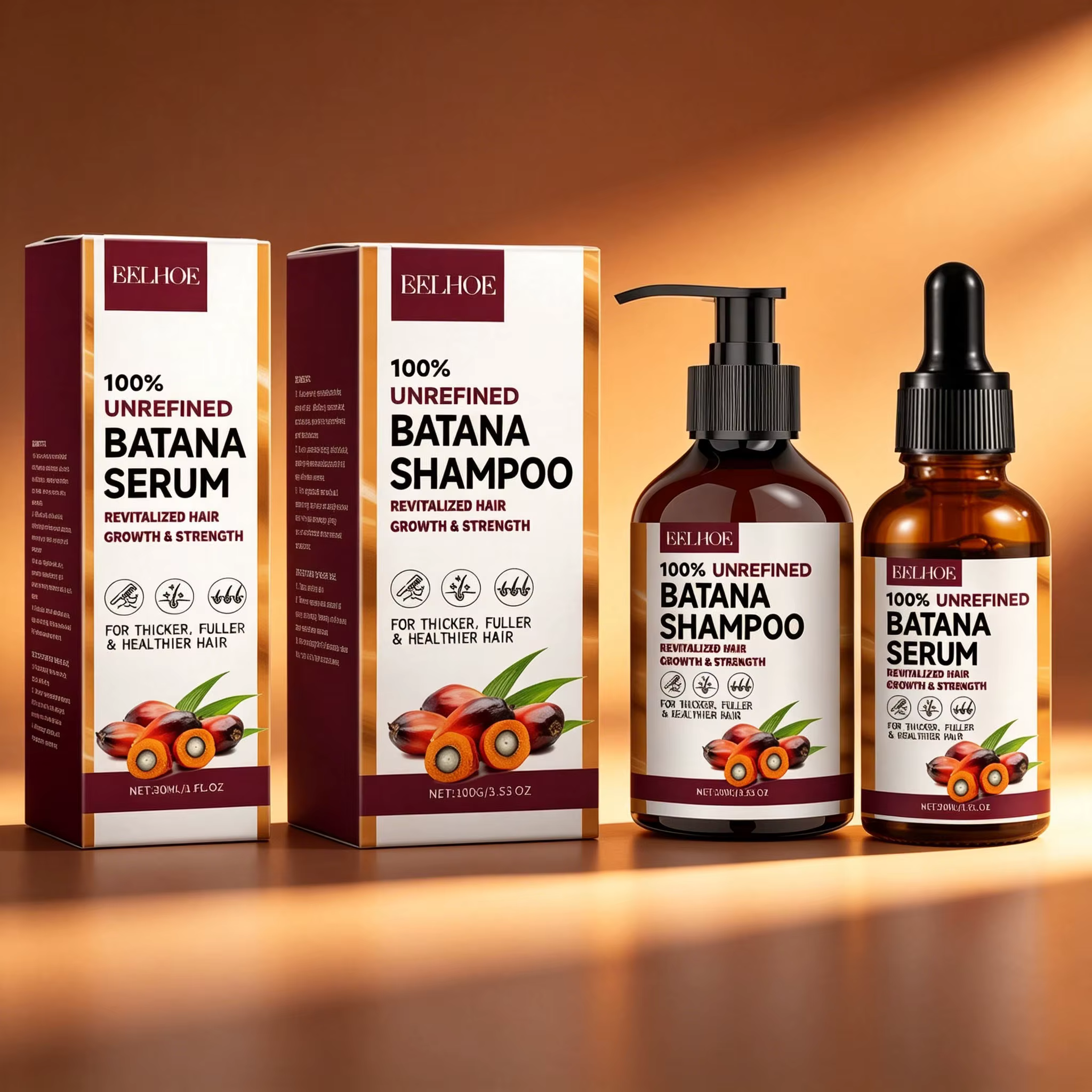 Shampoo à l'huile de Batana