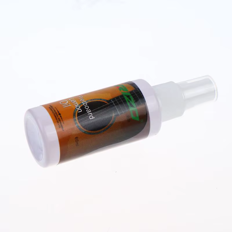 Huile de citron 60ml pour l'entretien de la touche de l'ukulélé et de la guitare, huile nettoyante et polissante pour guitare