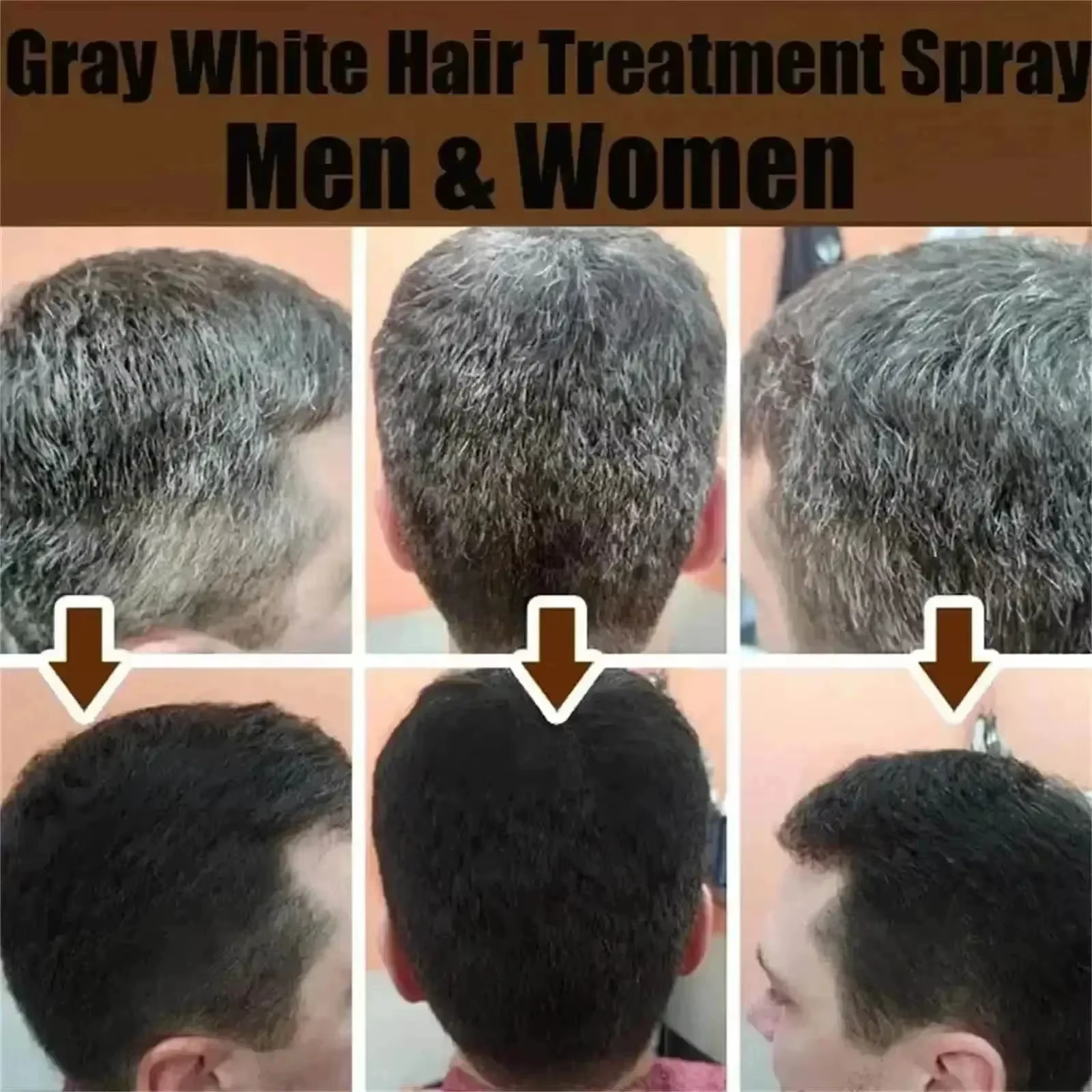 Sérum pour cheveux blancs à noirs