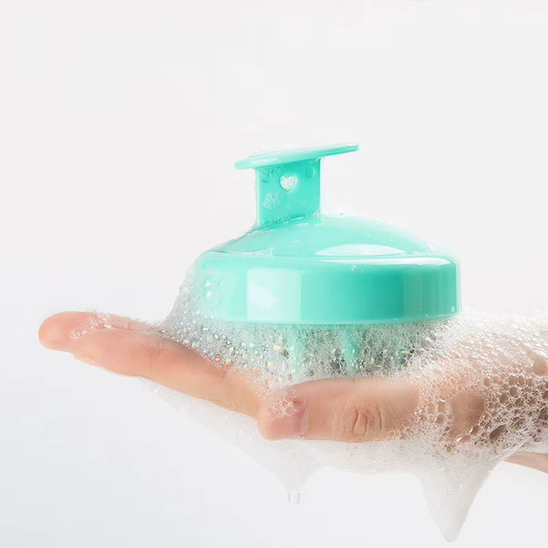 Peigne de Massage du cuir chevelu en Silicone