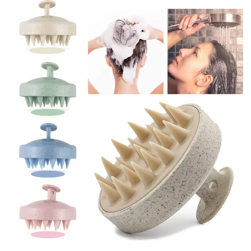 Brosse à shampoing en Silicone