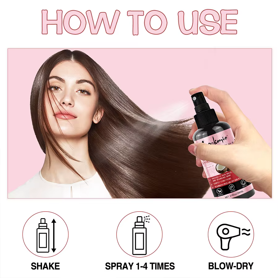 Spray de Protection thermique pour cheveux