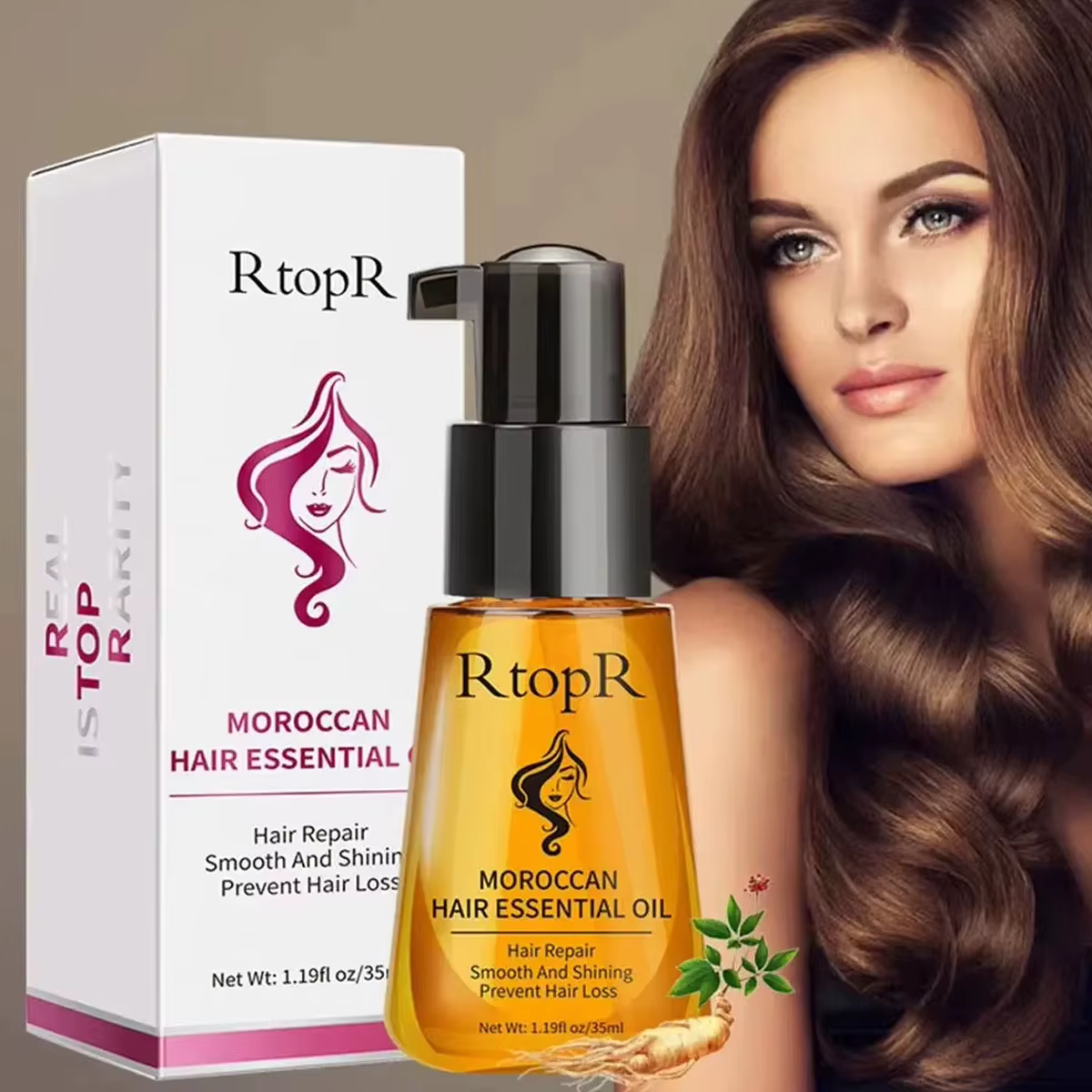 Huile essentielle marocaine pour cheveux secs et abîmés