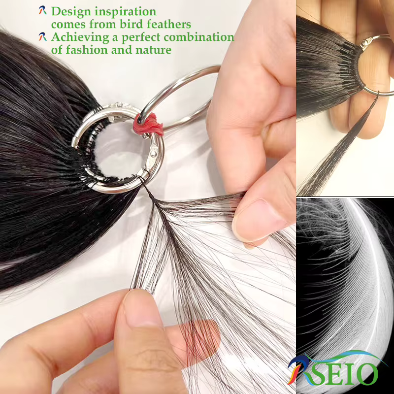 RSEIO – Extensions de cheveux en plumes