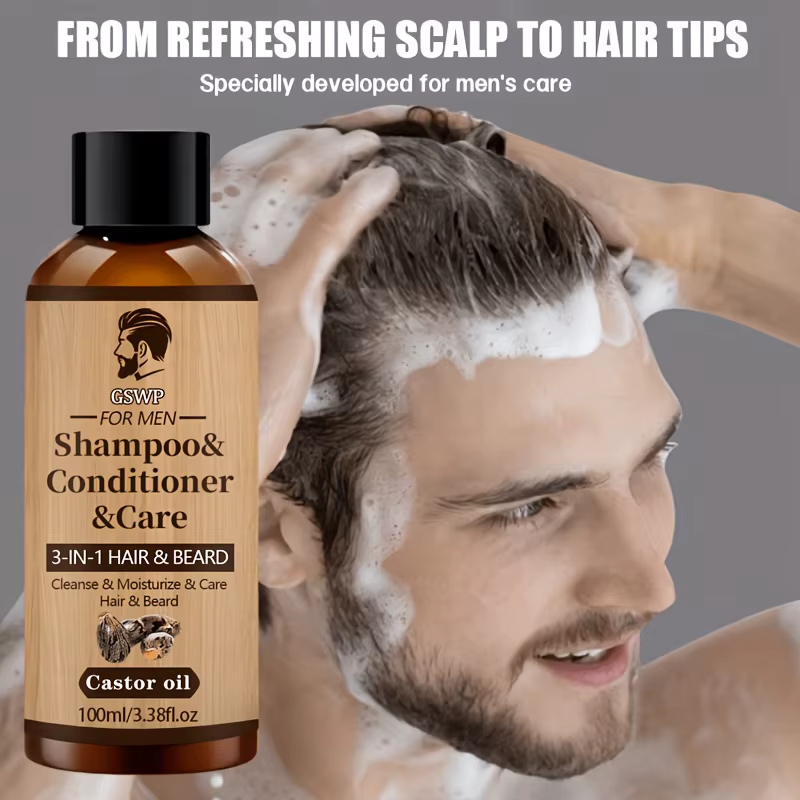 GSWP 3-en-1 : Lavage pour cheveux et barbe