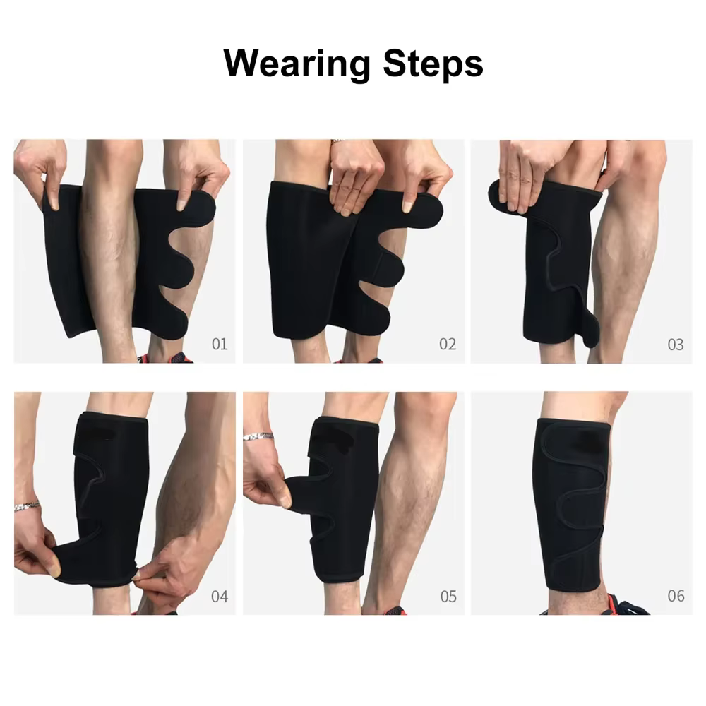 Attelle de mollet pour soulager la douleur des muscles des mollets déchirés et des attelles du tibia, manchon de Compression des mollets pour la tension, la déchirure, les blessures au bas des jambes,