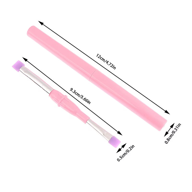 Brosse en silicone souple à double tête pour cils, outils de levage, stratification, séparation, extension, maquillage