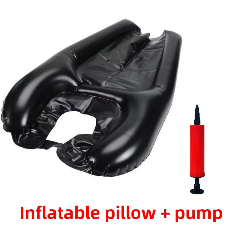 Oreiller gonflable de shampoing pour adultes et enfants