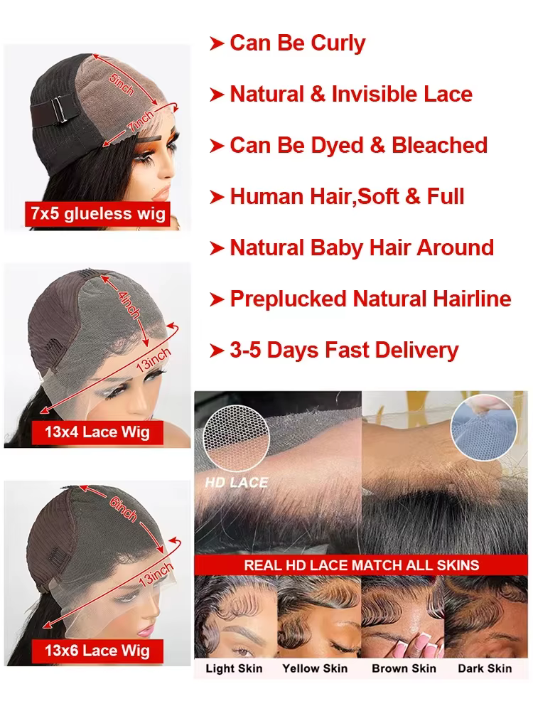 300% densité bouclés perruques cheveux humains 13x6 HD dentelle frontale vague profonde