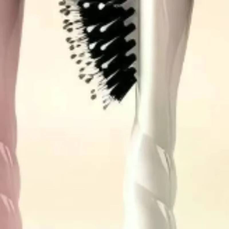 1 pièce Brosse à cheveux démêlante en poils de sanglier avec picots massants pour le cuir chevelu, réduit la casse, pour tous types de cheveux