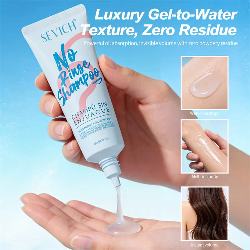 Shampooing Sec Rafraîchissant Contrôle du Sébum Sans Eau pour Cheveux