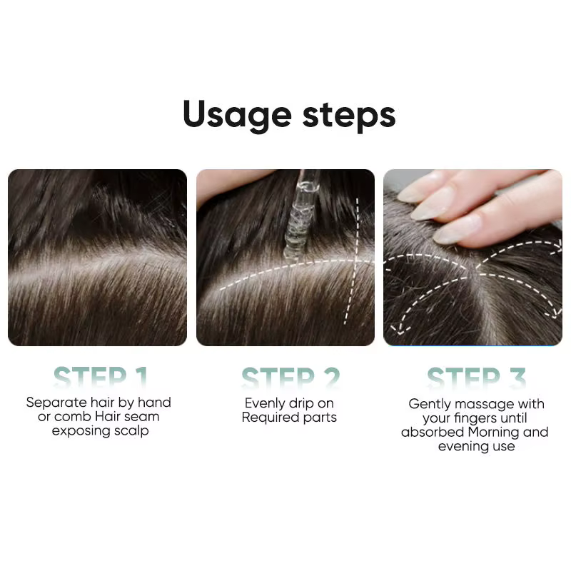 Sérum de croissance rapide des cheveux pour femmes et hommes