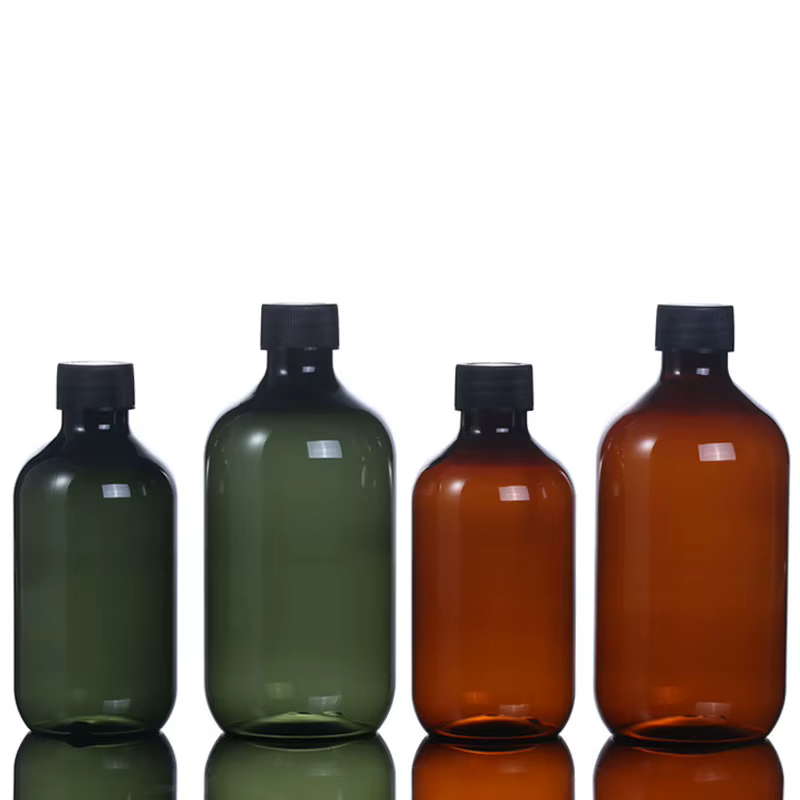 Shampooing liquide en plastique