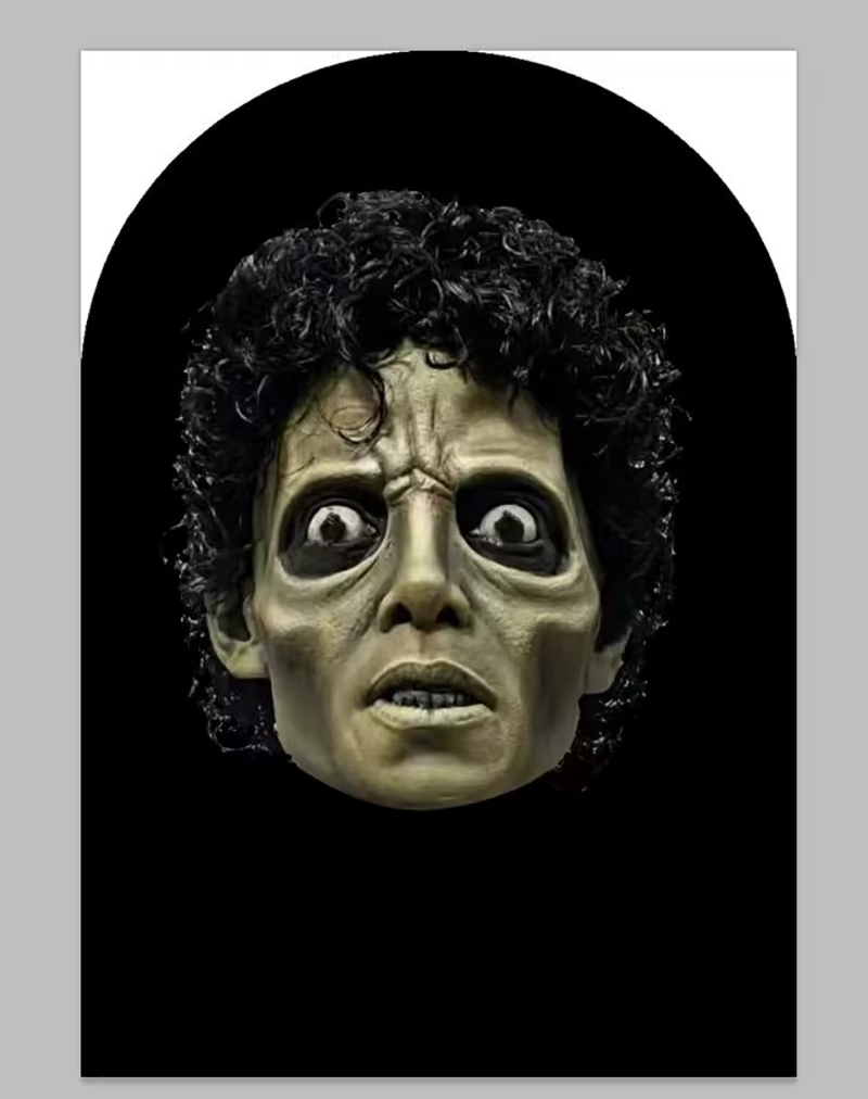 Masque réaliste 3D Michael Jackson Beat It, masque de cosplay intégral, cagoule hip-hop, chapeau, couvre-chef pour adulte, Halloween