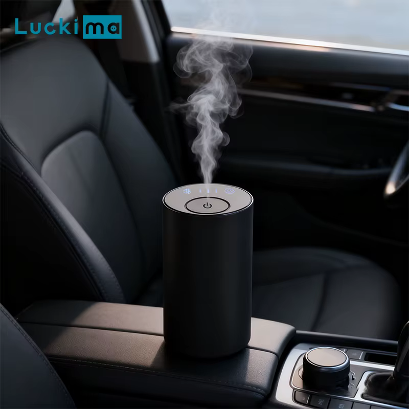 Diffuseur d'arôme ultrasonique Rechargeable par USB pour diffuseur d'huile essentielle de bureau de voiture diffuseur d'aromathérapie sans eau à la maison 2000mAh